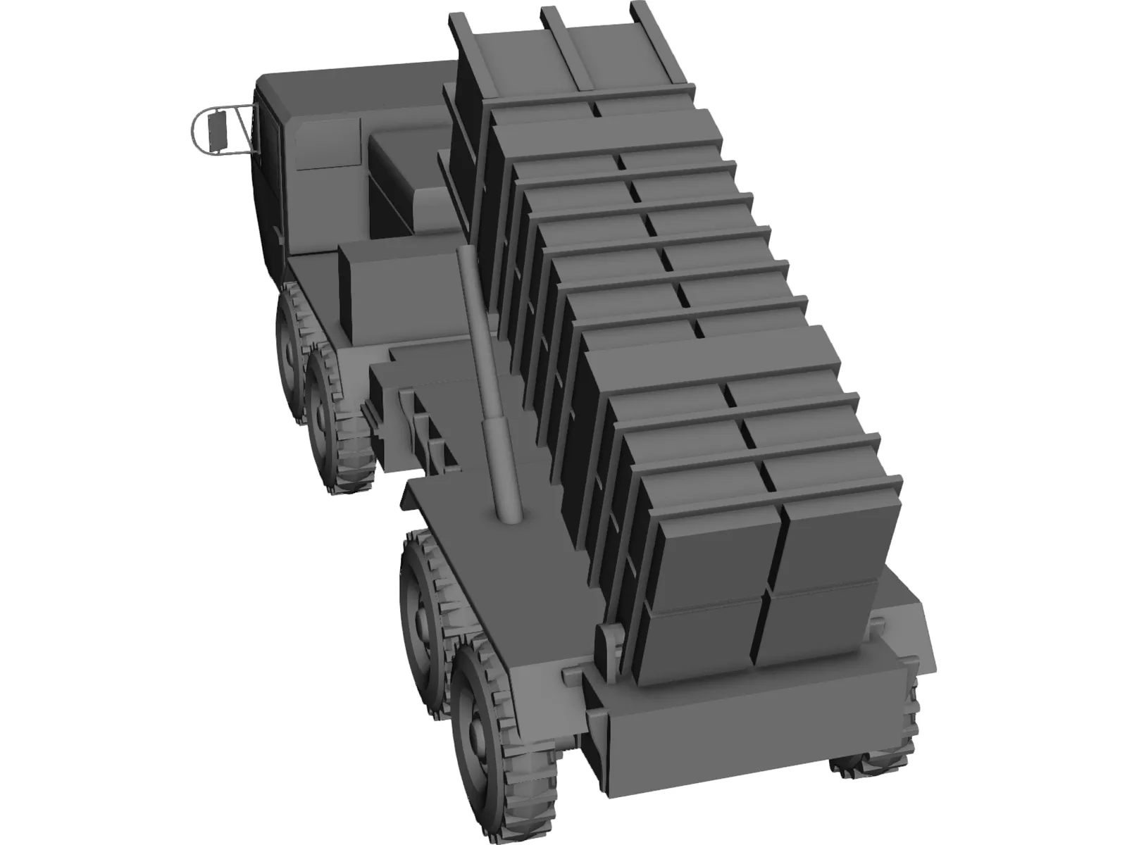 MIM-101 Patriot Mounted 3D Model