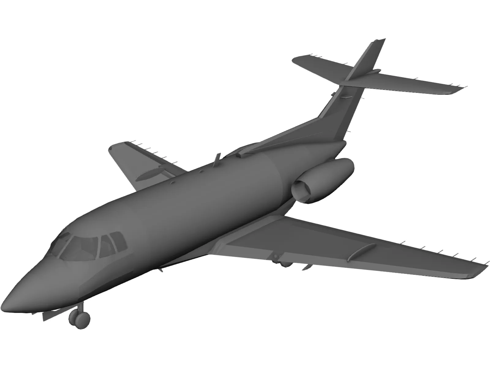 British Aerospace BAe 125 3D Model