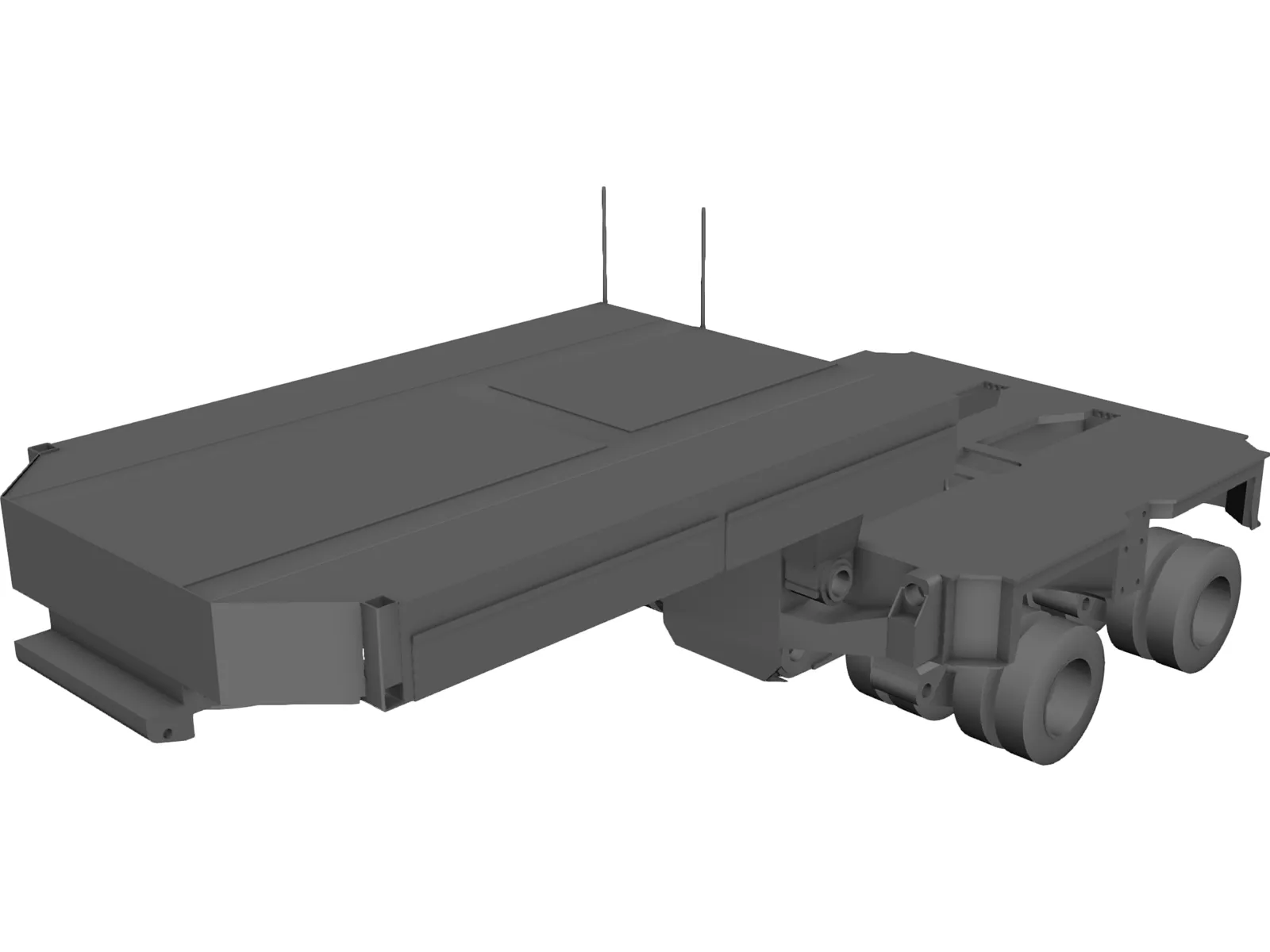 Goldhofer Hydraulic Gooseneck (2000) 3D Model