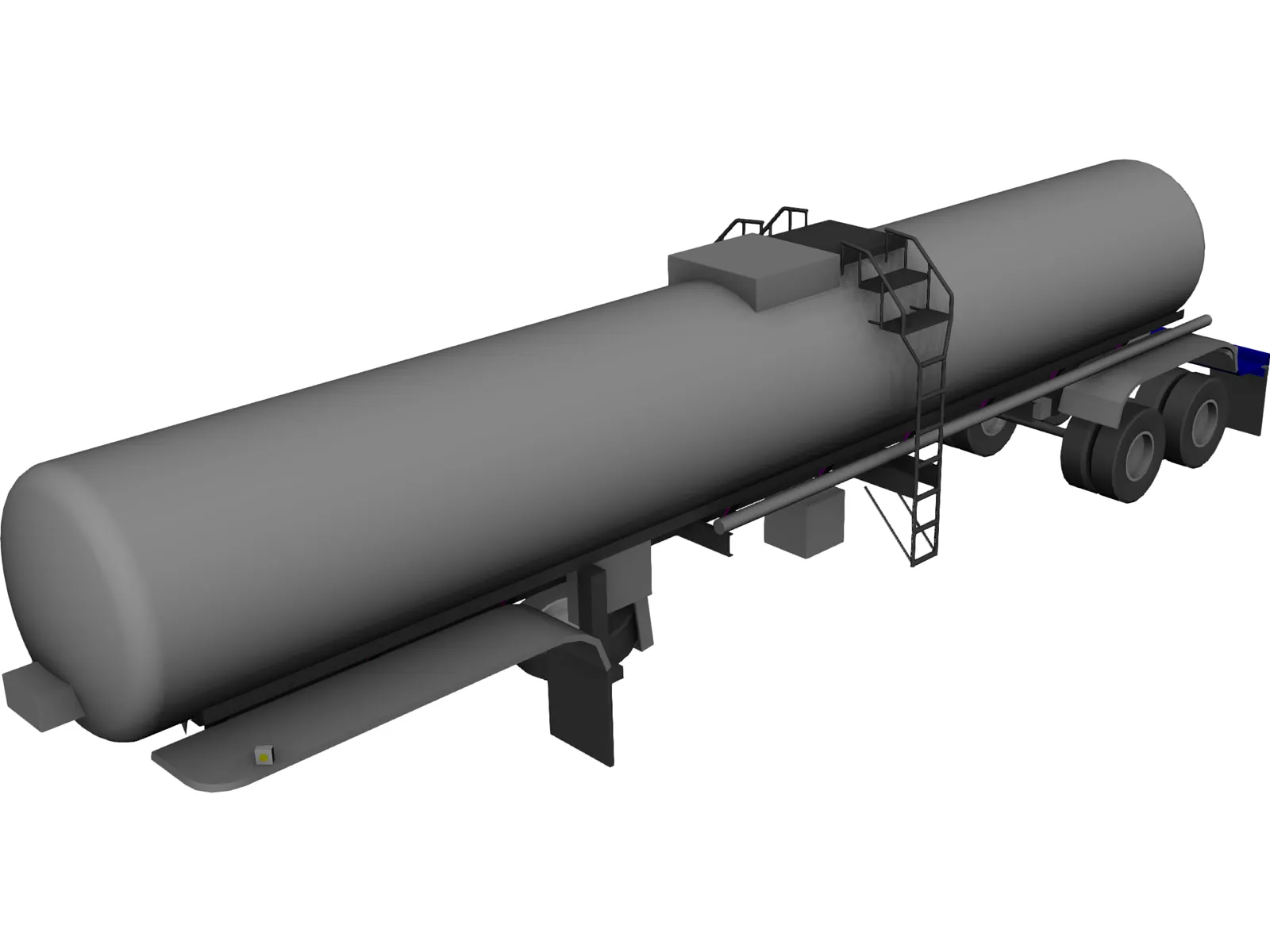 Trailer Tanker 3D Model