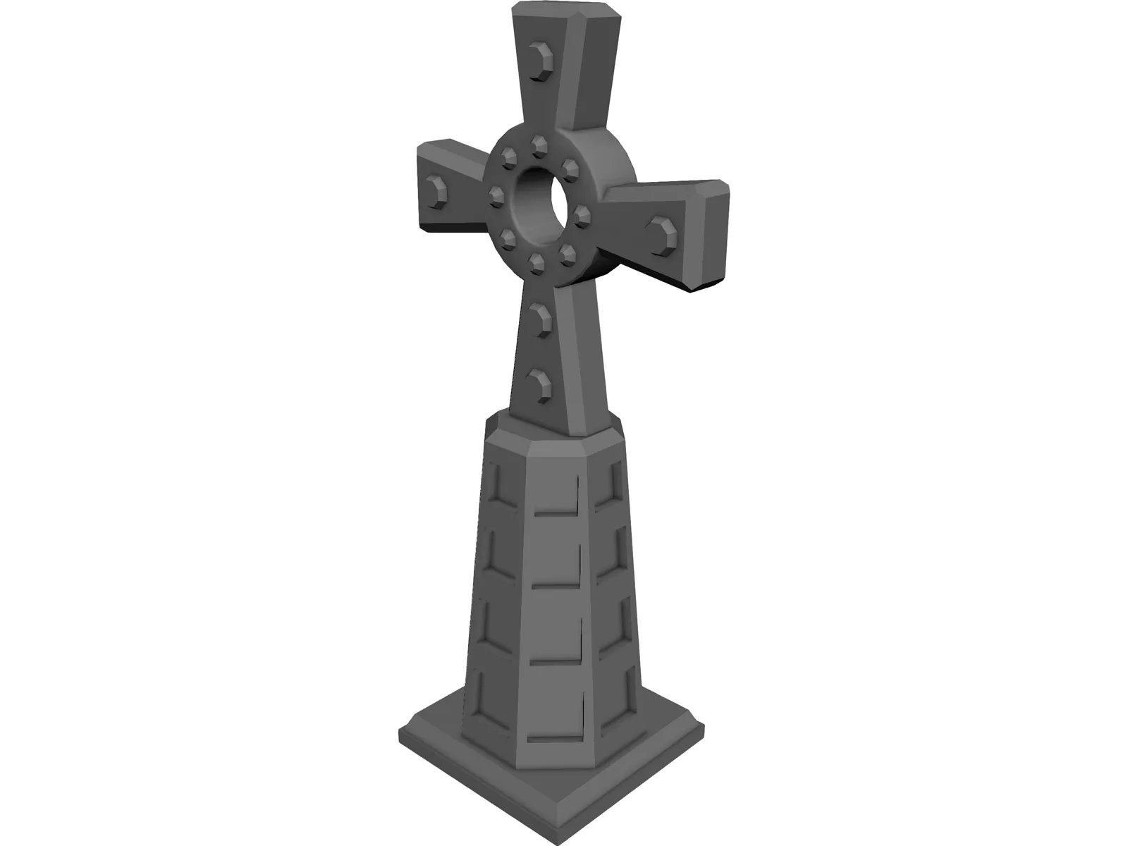 Cross Celtic 3D Model