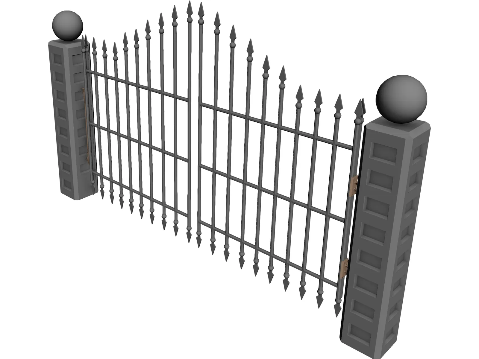 Spiked Gate 3D Model