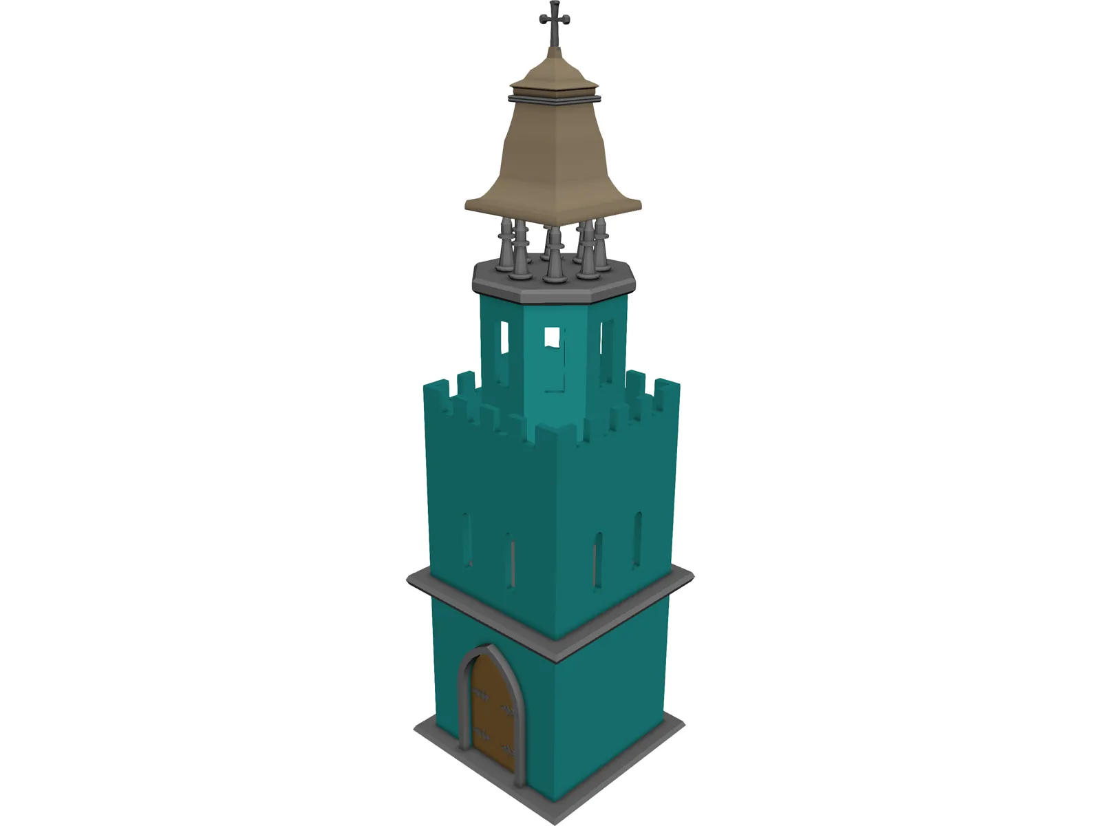 Tower Christian 3D Model