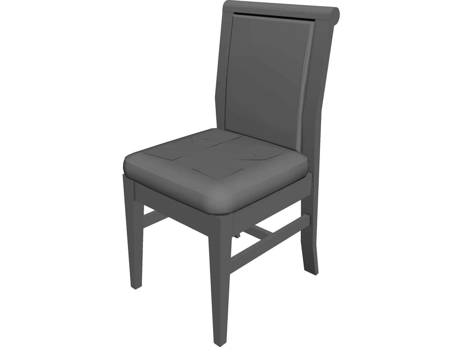 Chair Wood 3D Model