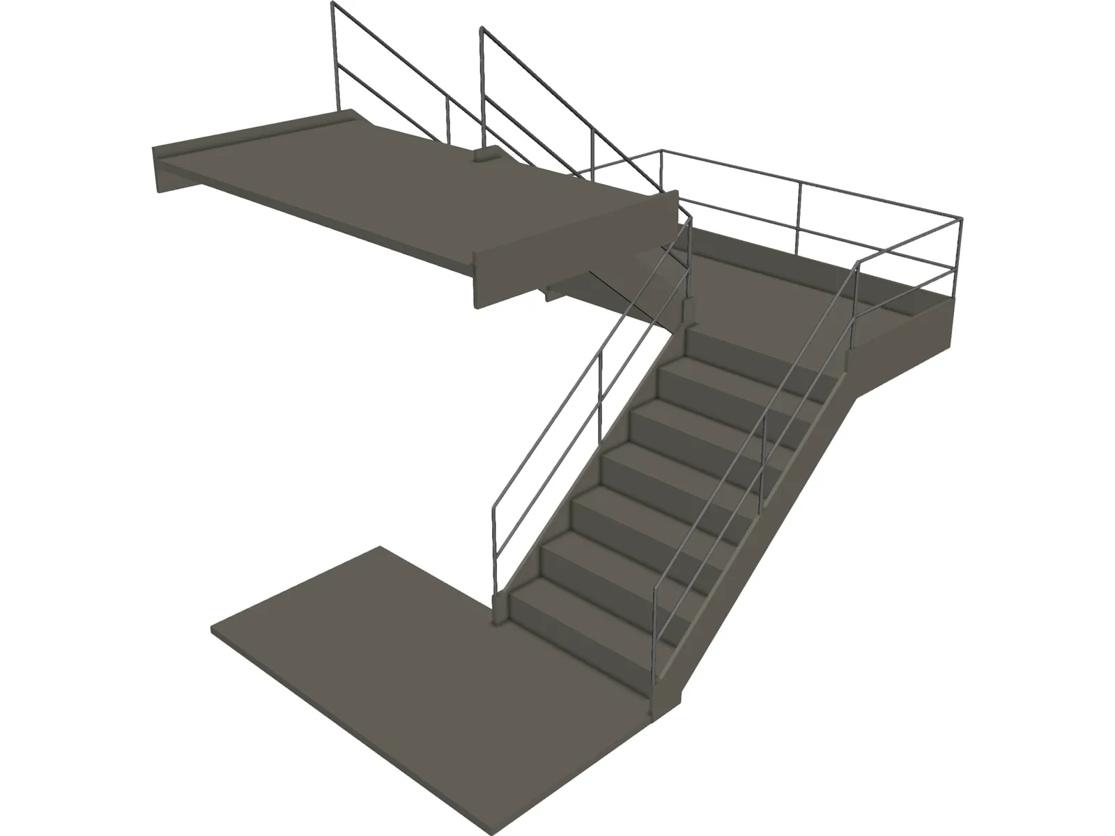 Stairs 3D Model