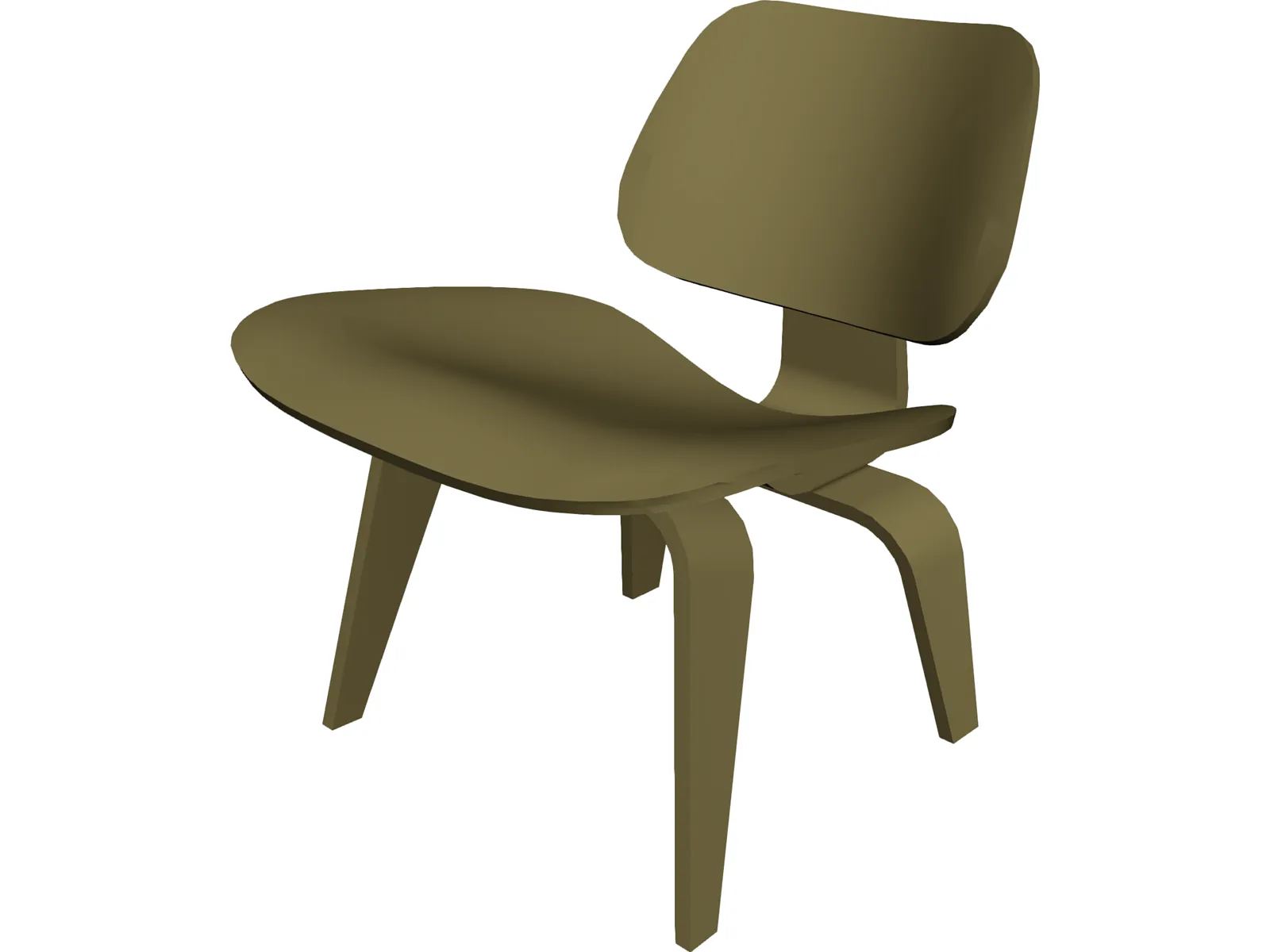 Plywood Chair 3D Model