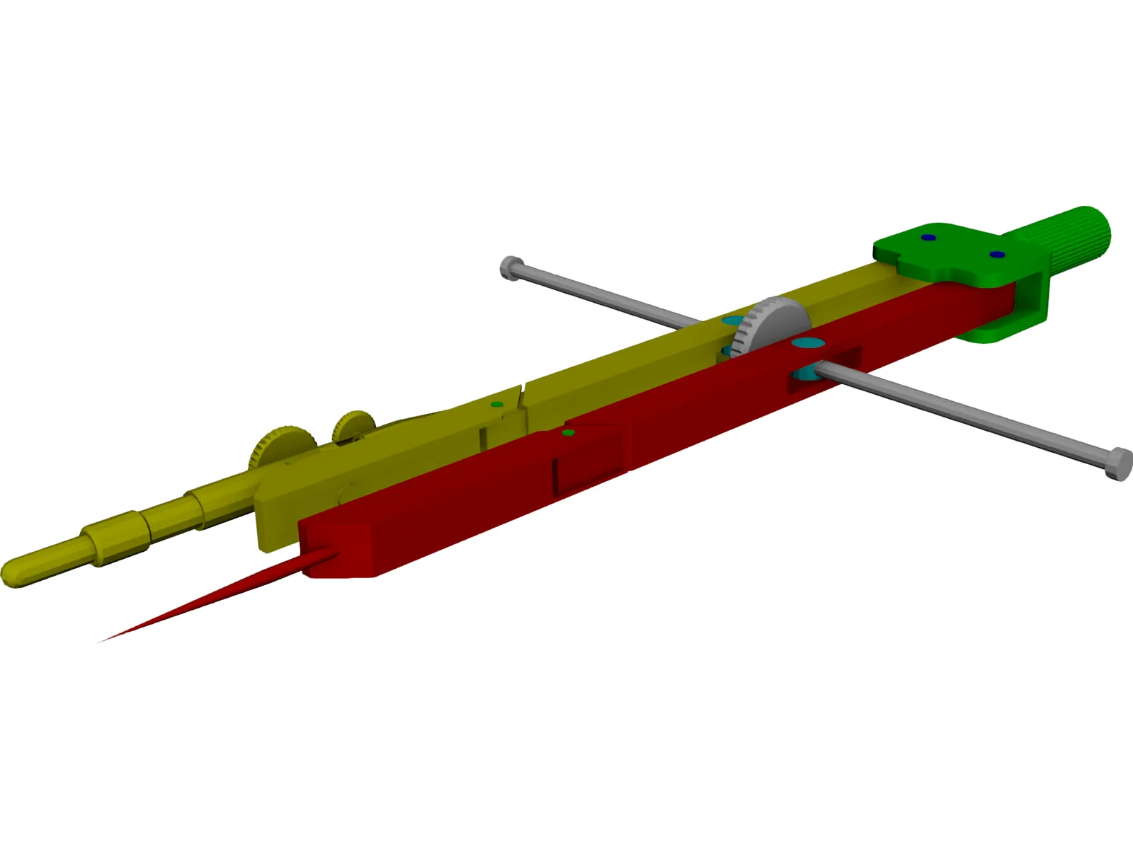 Beam Compass 3D Model