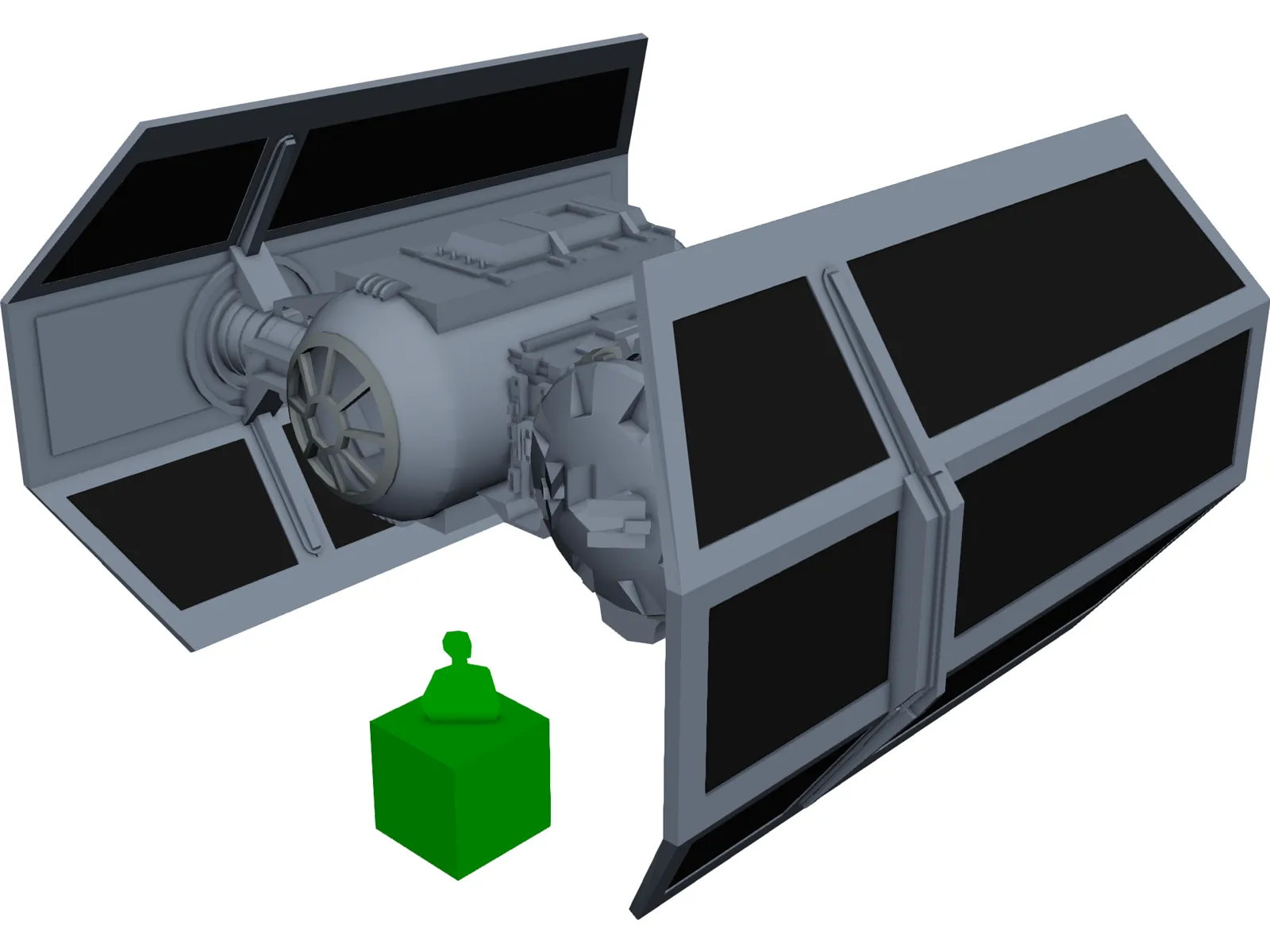 Star Wars Imperial TIE Bomber 3D Model