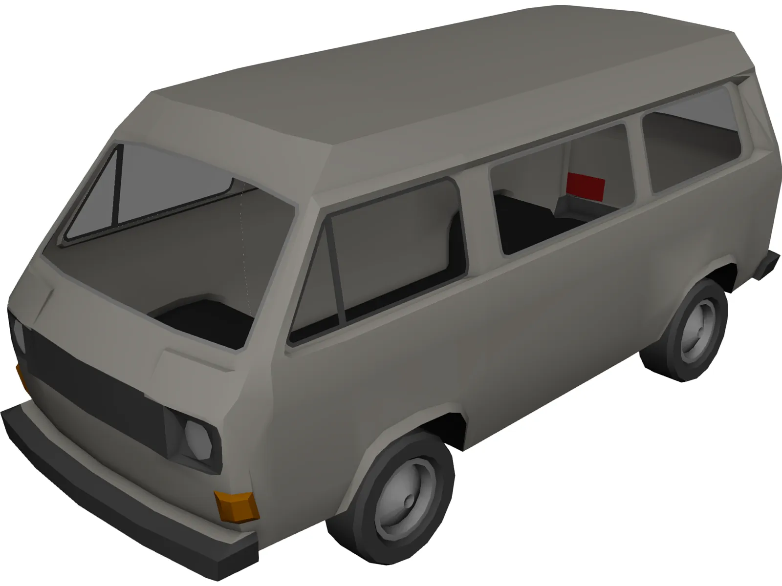 Volkswagen Bus 3D Model