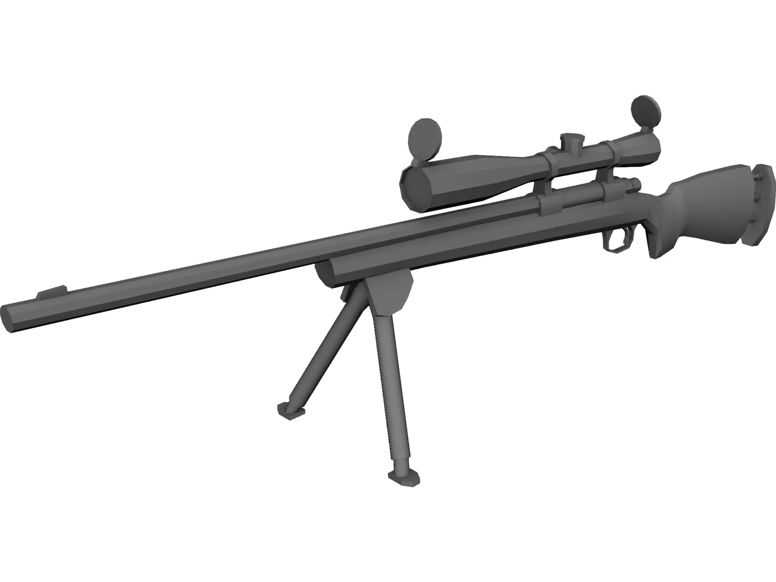 M24 Sniper 3D Model