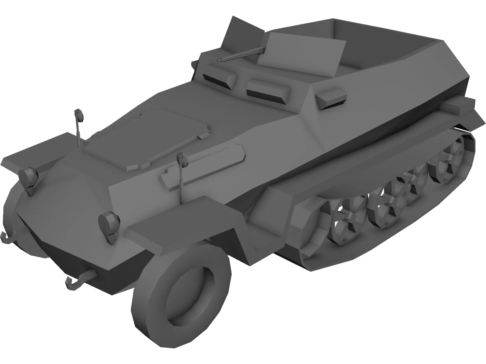 KFZ 250 3D Model