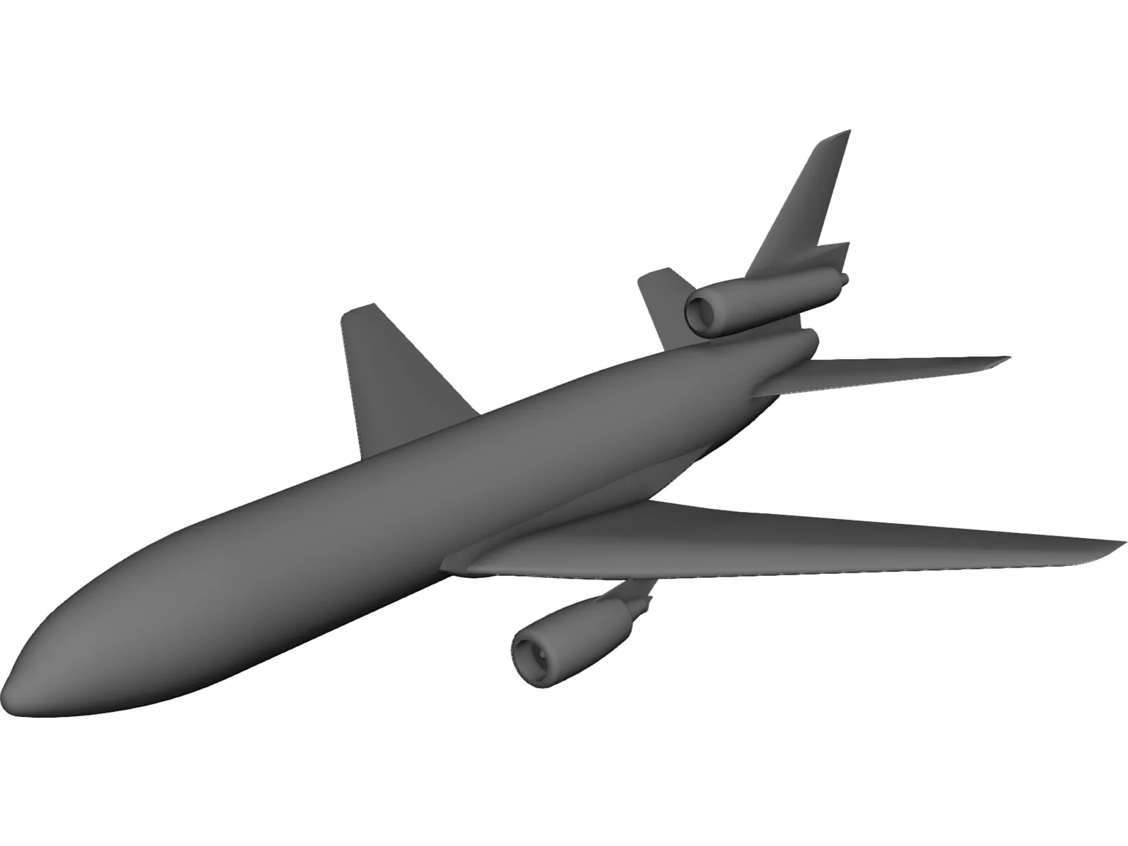 McDonnell Douglas DC-10 3D Model