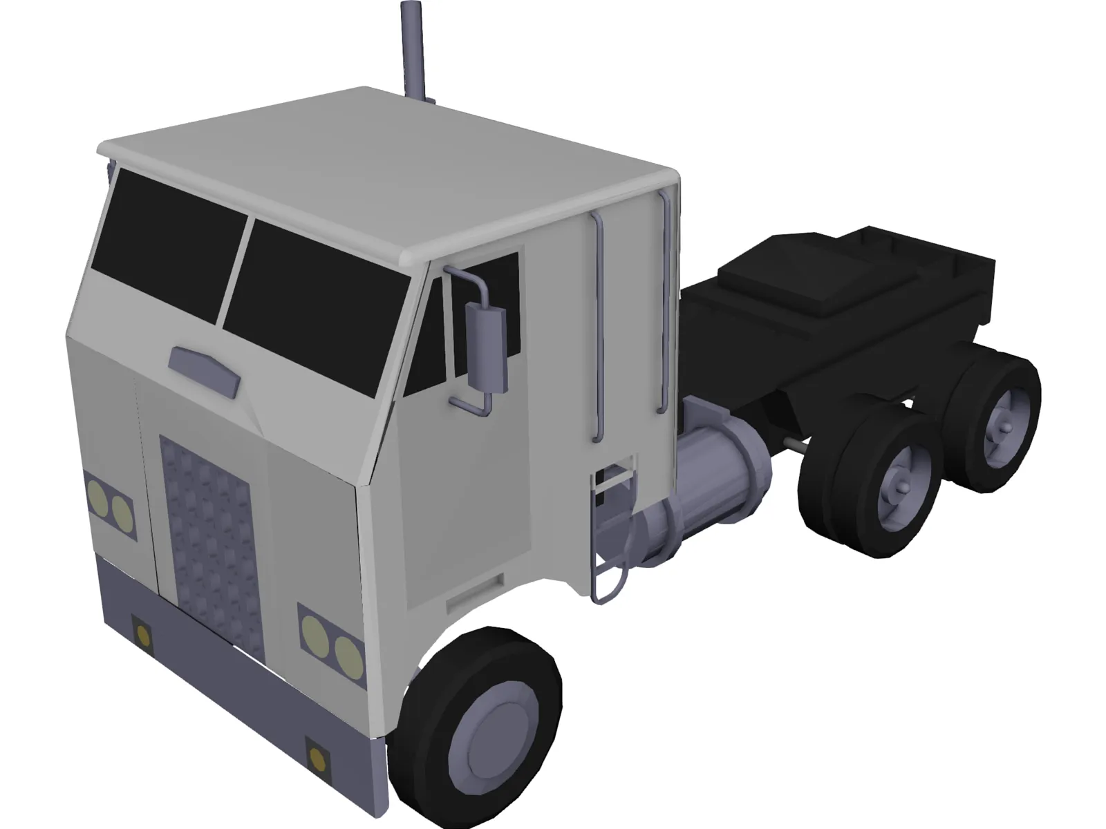 Semi Truck 3D Model