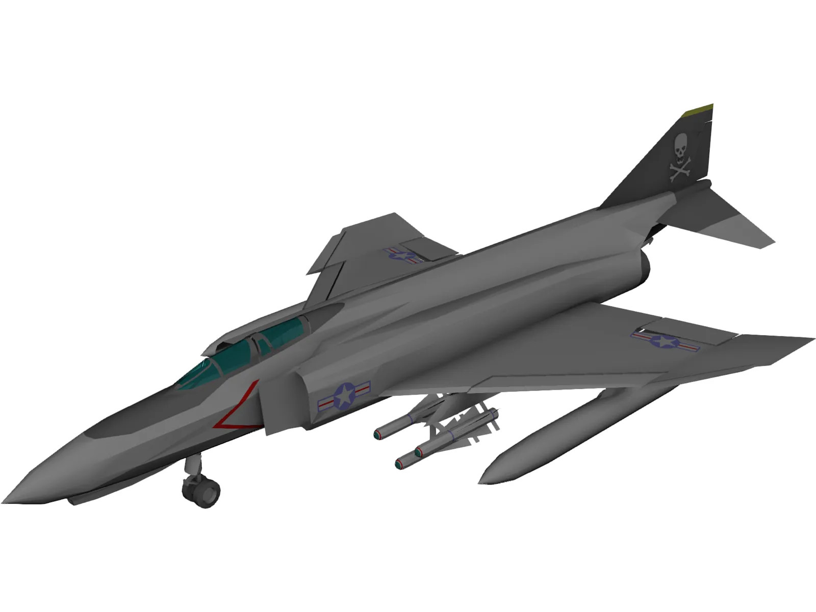 F-4 Phantom II 3D Model