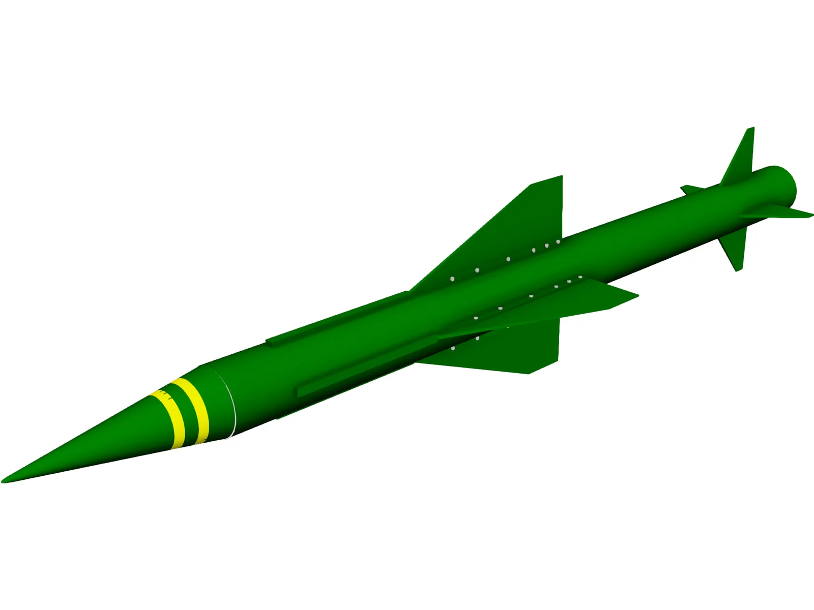 Rapier Missile 3D Model