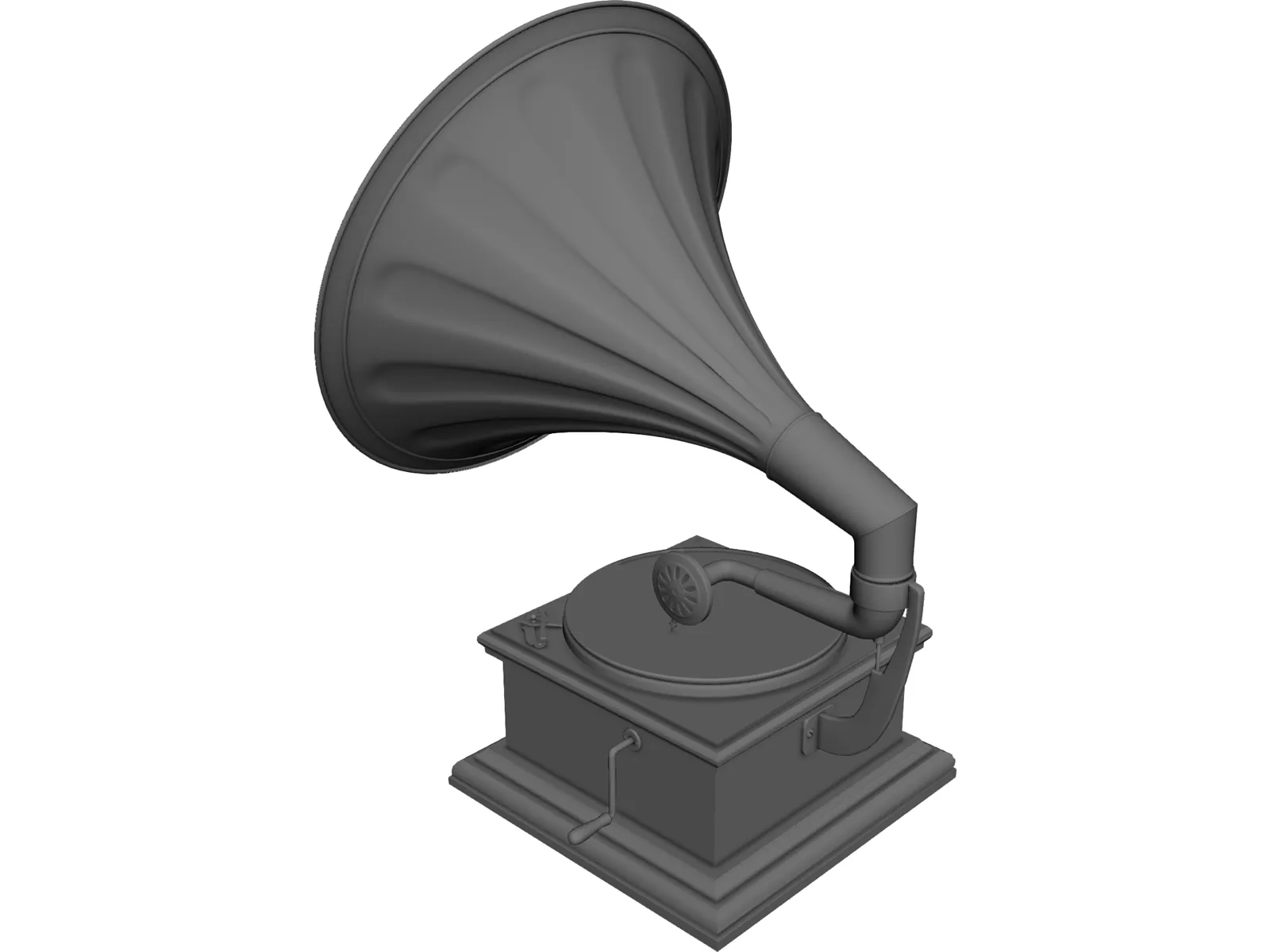 Gramophone 3D Model