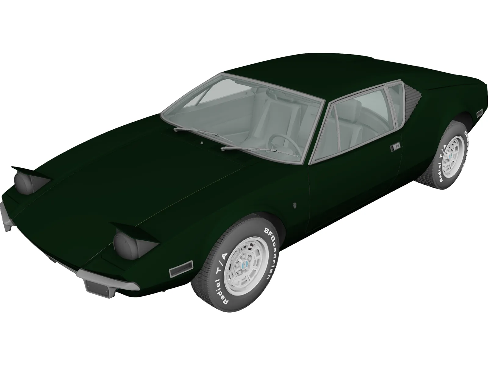 De Tomaso Pantera (1971) 3D Model