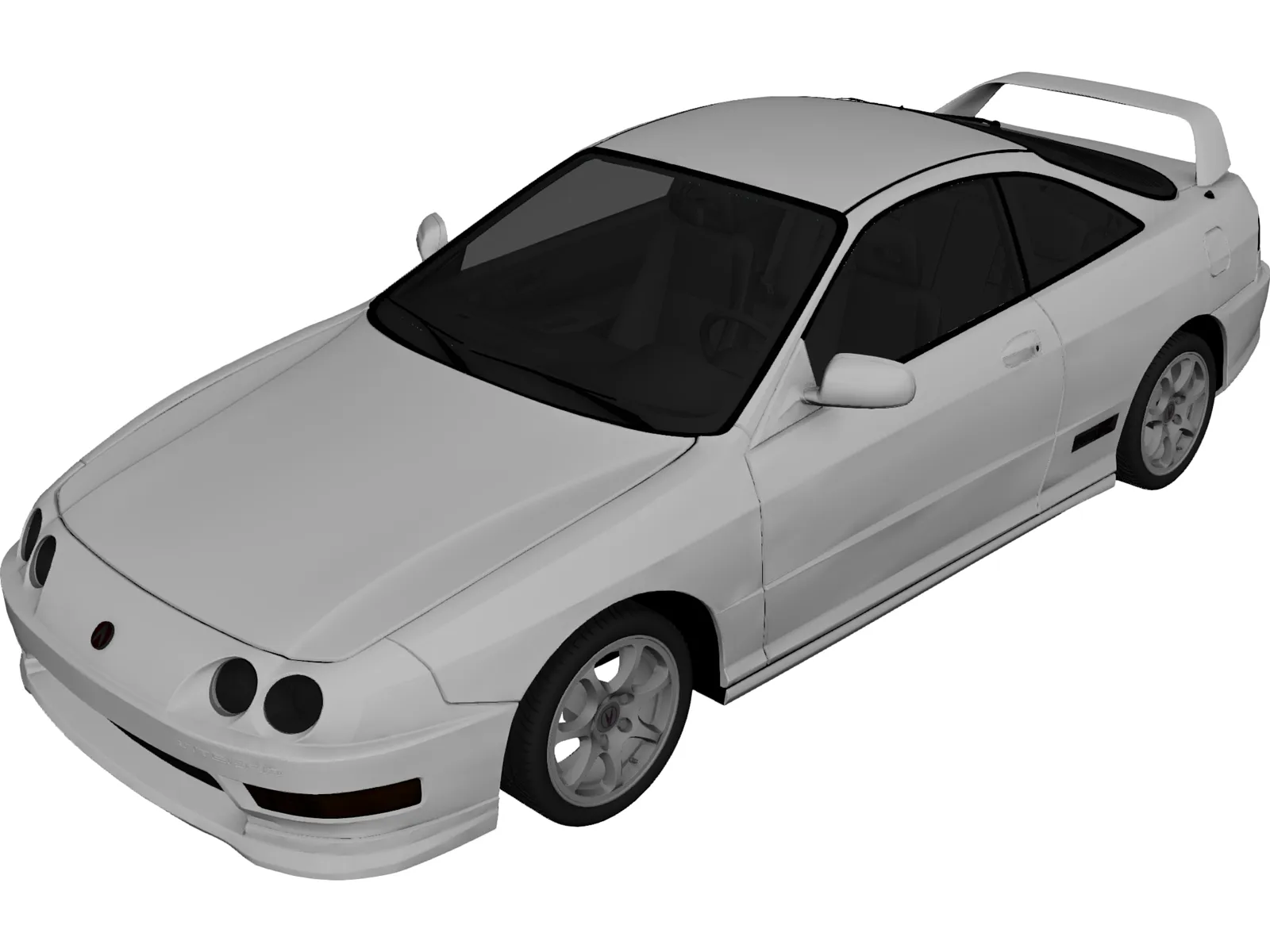 Acura Integra Type-R (2001) 3D Model