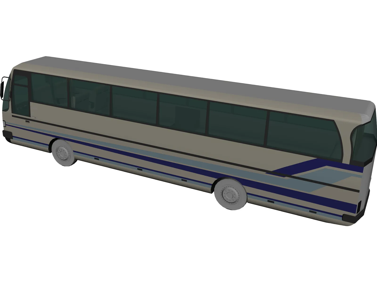 Setra S215H 3D Model