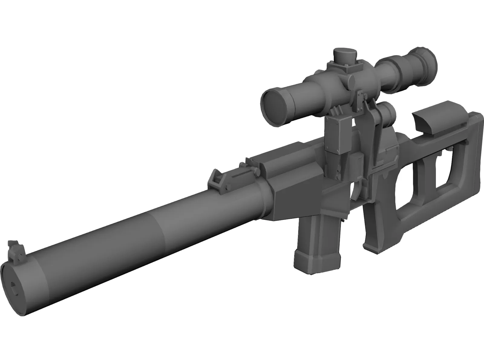 VSS Vintorez 3D Model