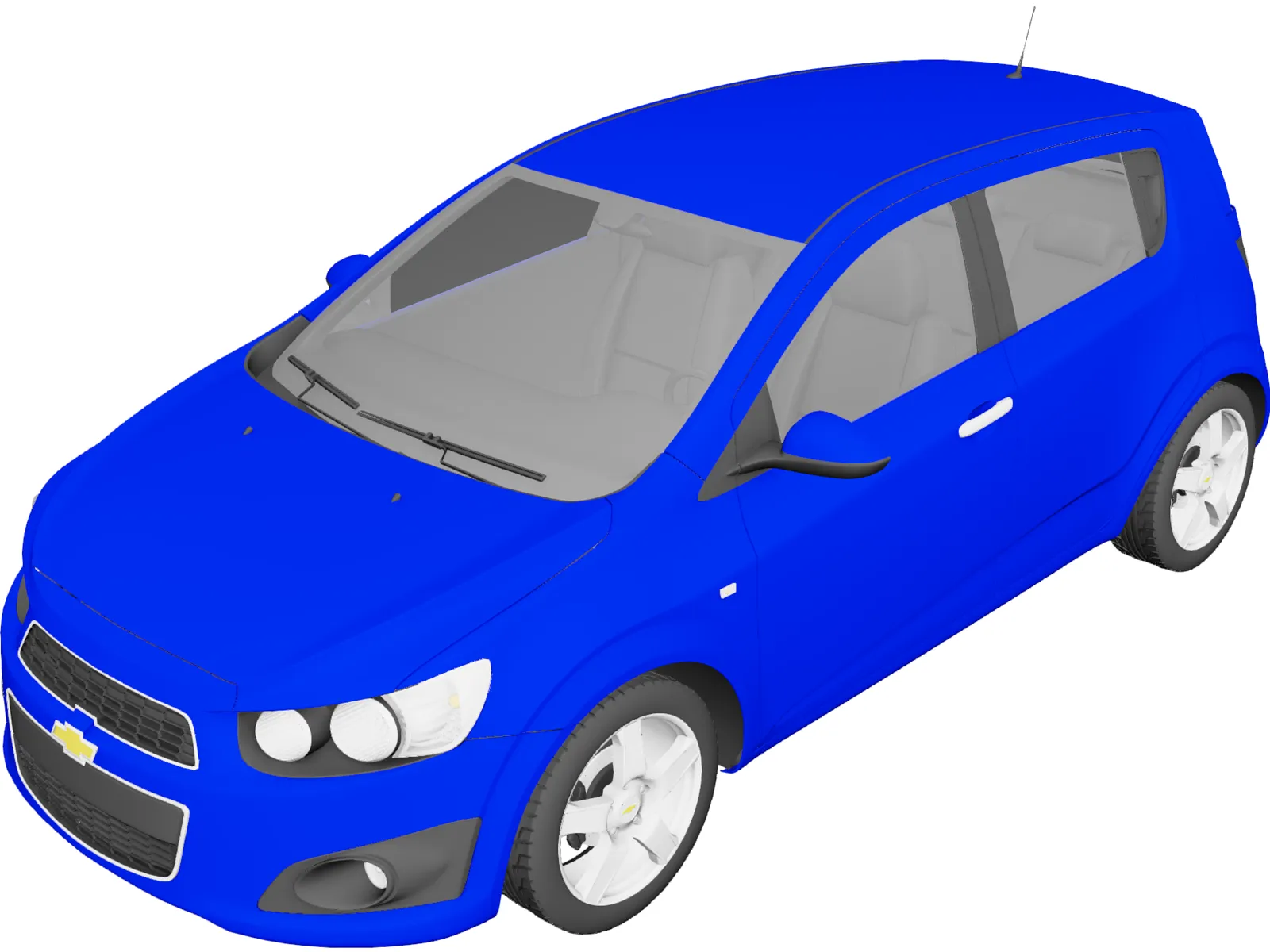 Chevrolet Aveo (2012) 3D Model