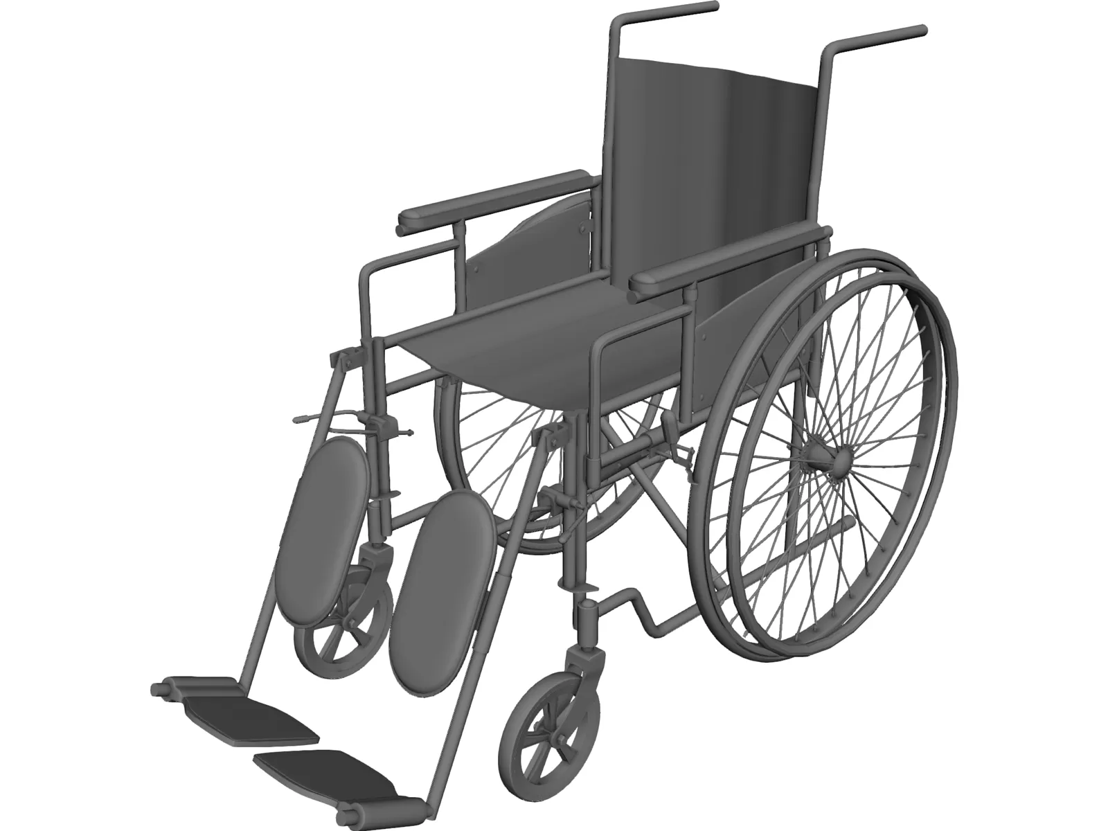 Wheelchair 3D Model