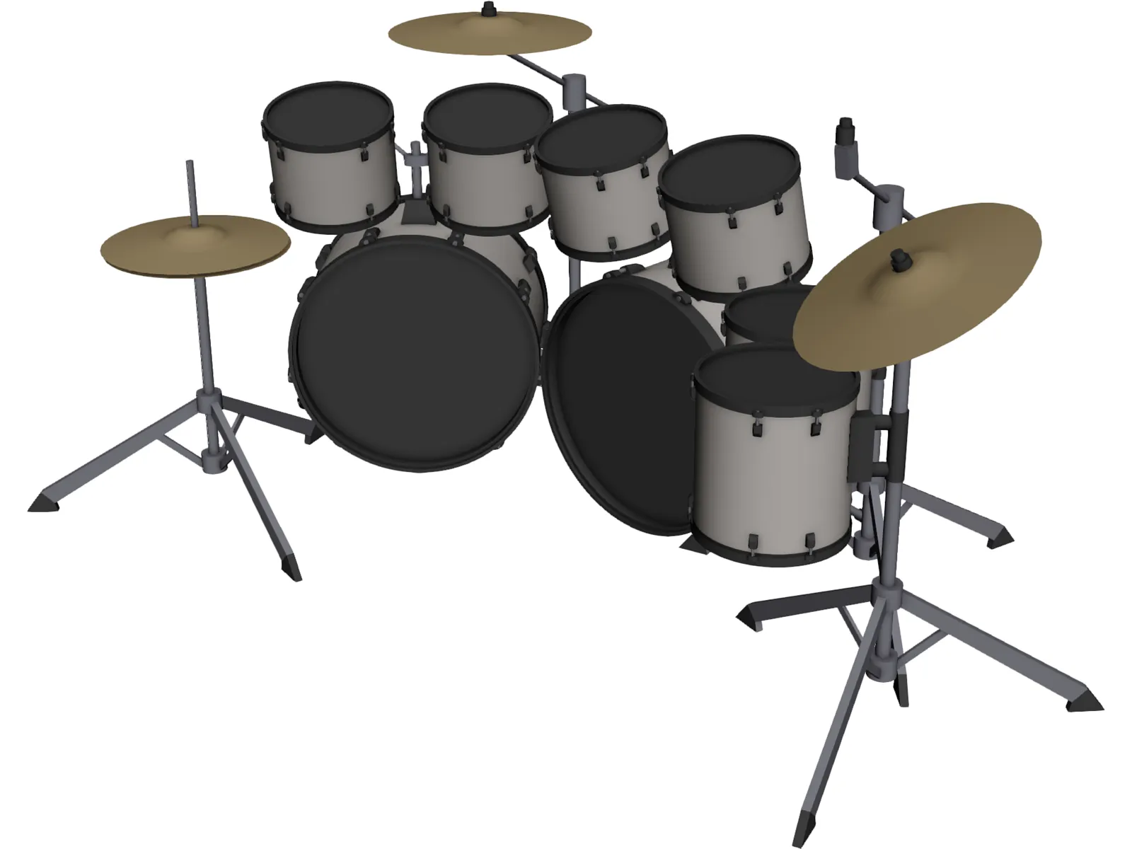 Drum Set 3D Model