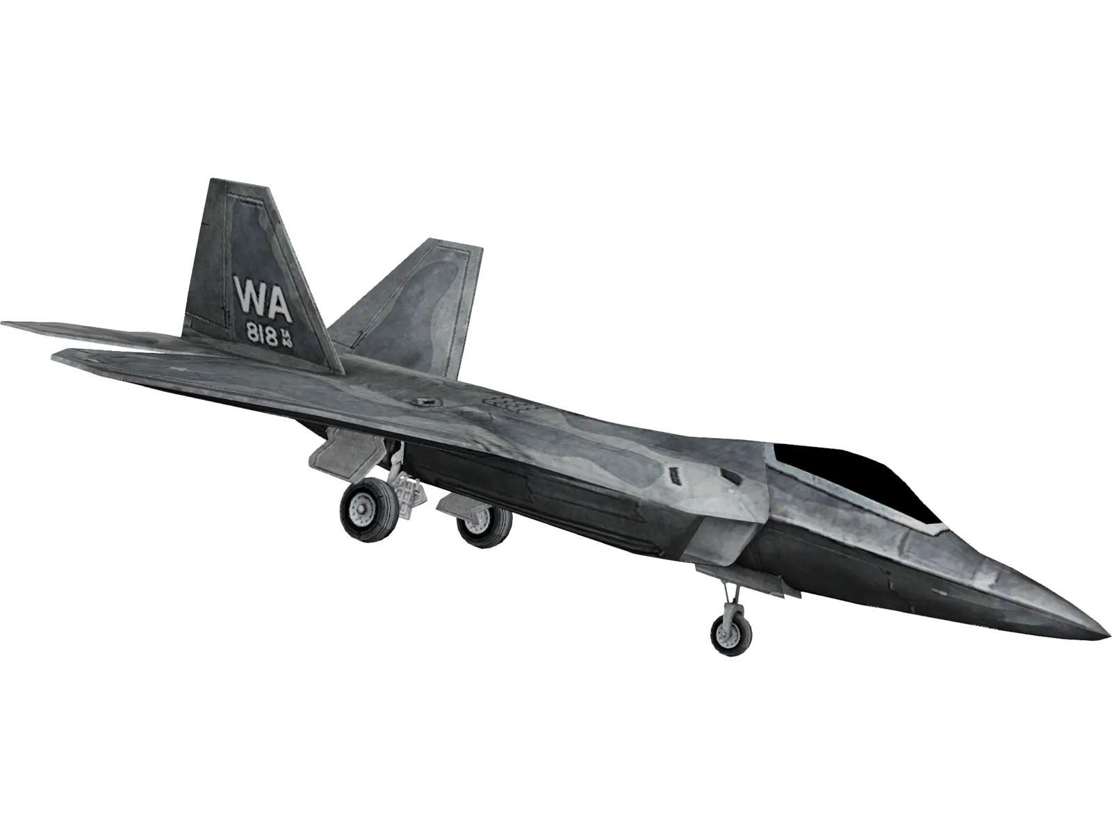 F-22 Raptor 3D Model