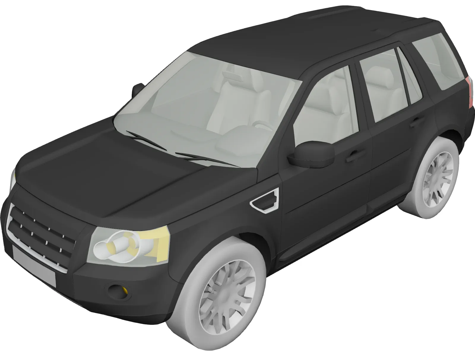 naakt Betekenis Handelsmerk Land Rover Freelander 3D Model - 3D CAD Browser