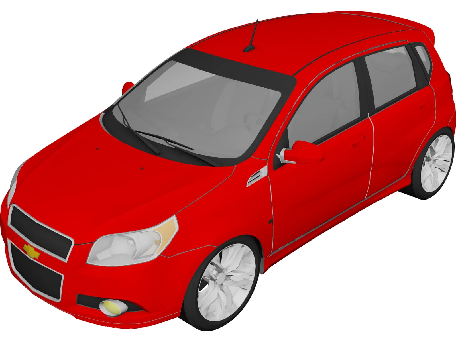 Chevrolet Aveo LT (2011) 3D Model