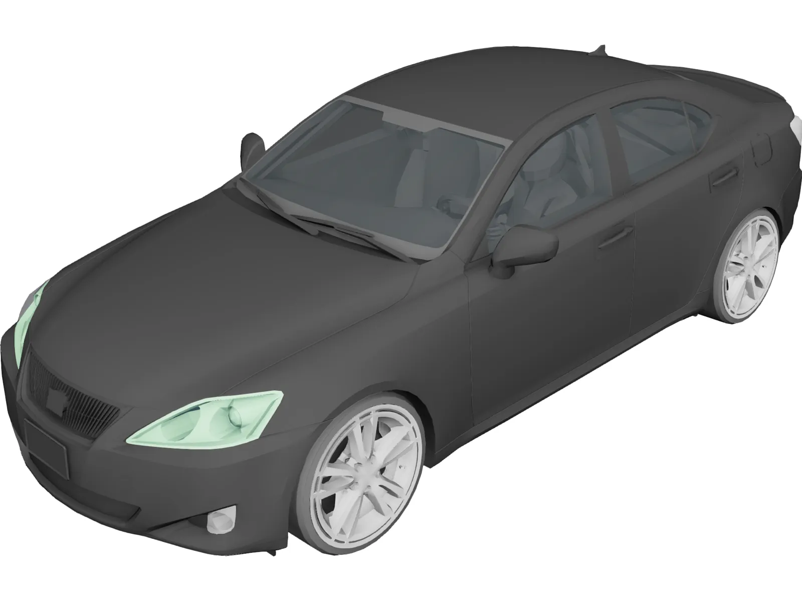 Lexus IS350 3D Model