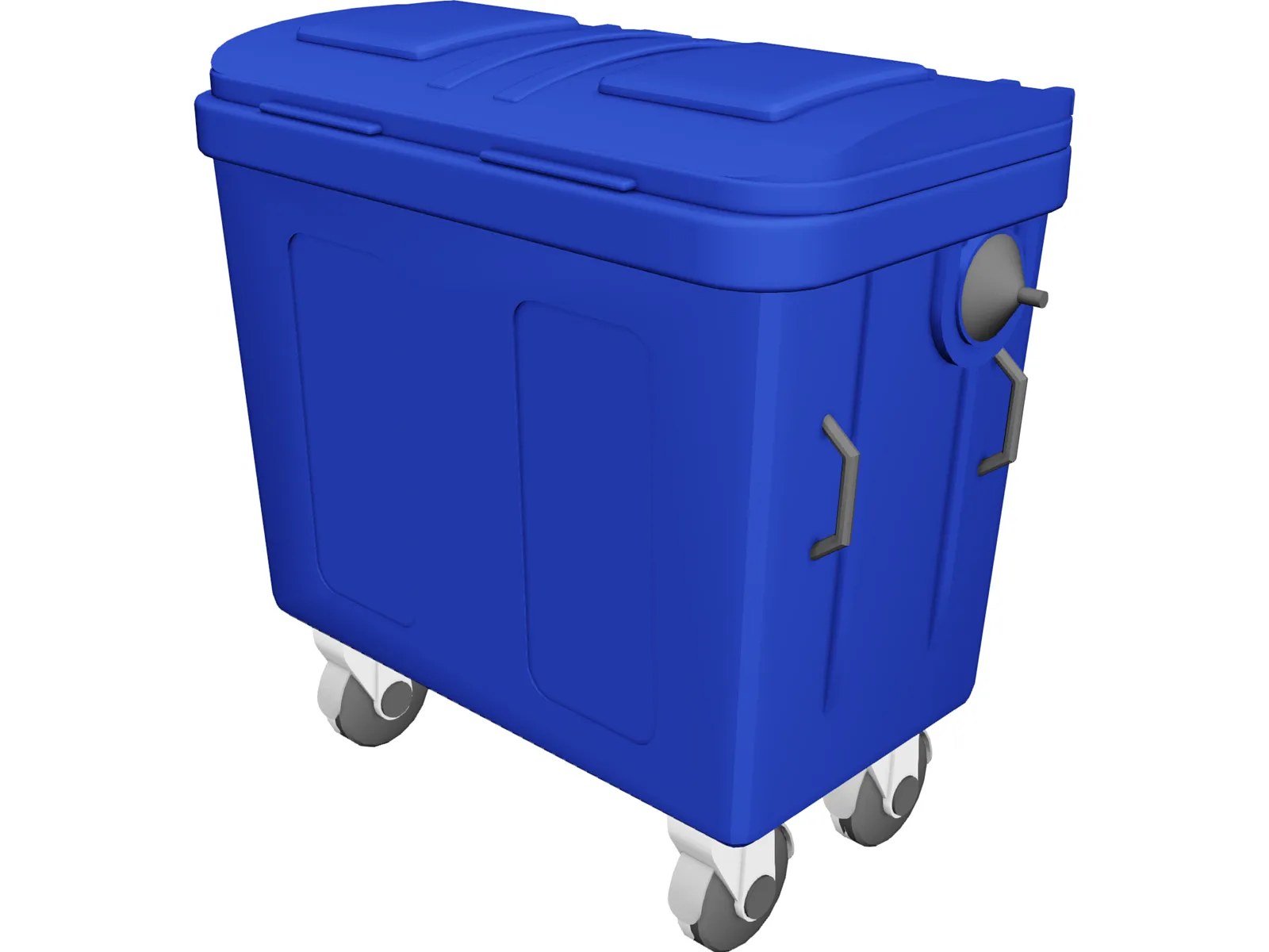 Trash Box 3D Model