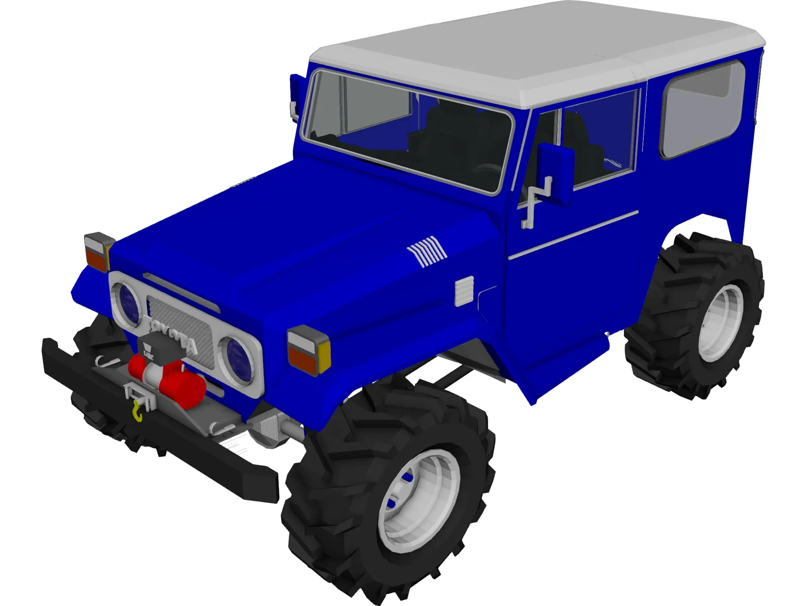 Toyota FJ40 Offroader (1980) 3D Model