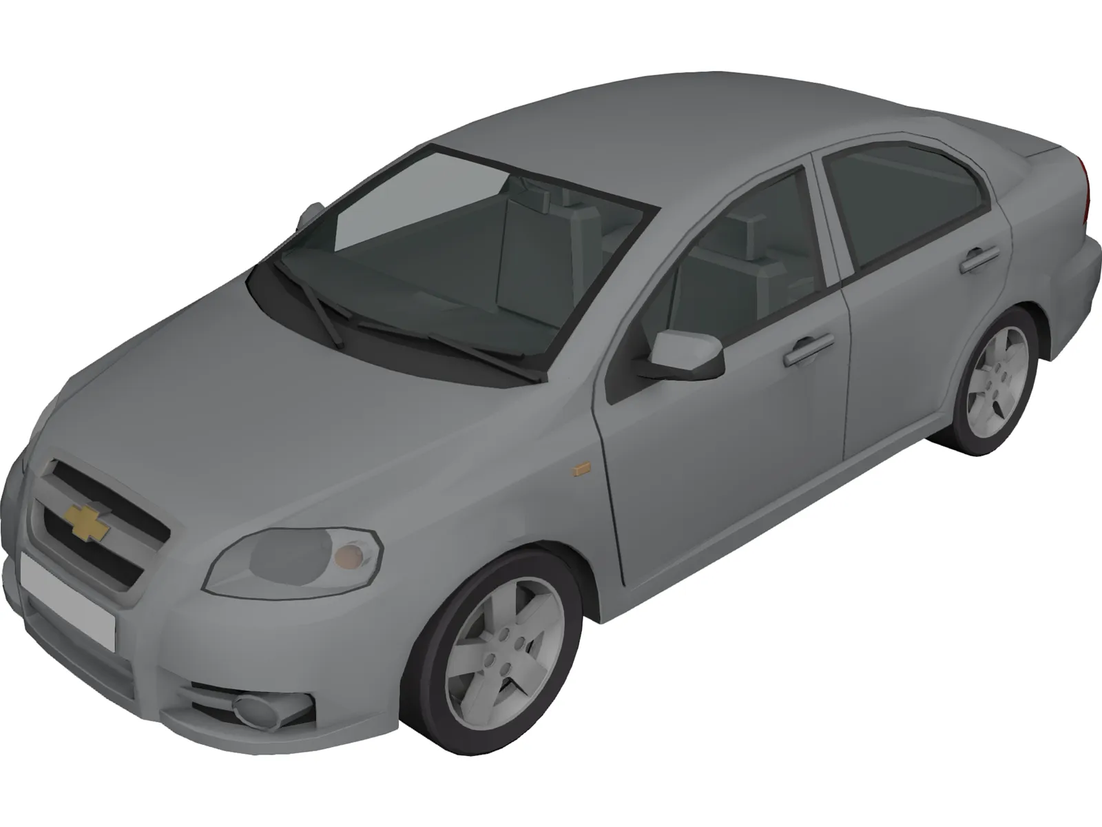 Chevrolet Aveo LT (2012) 3D Model