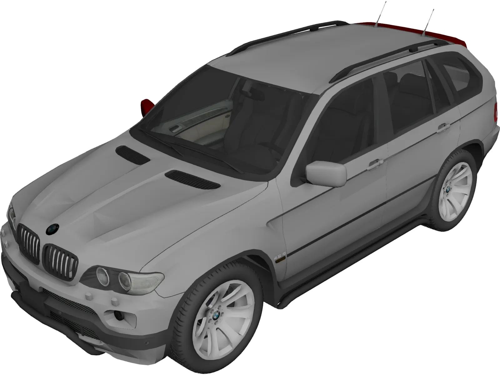 BMW X5 E53 4.8 iS (2006) 3D Model