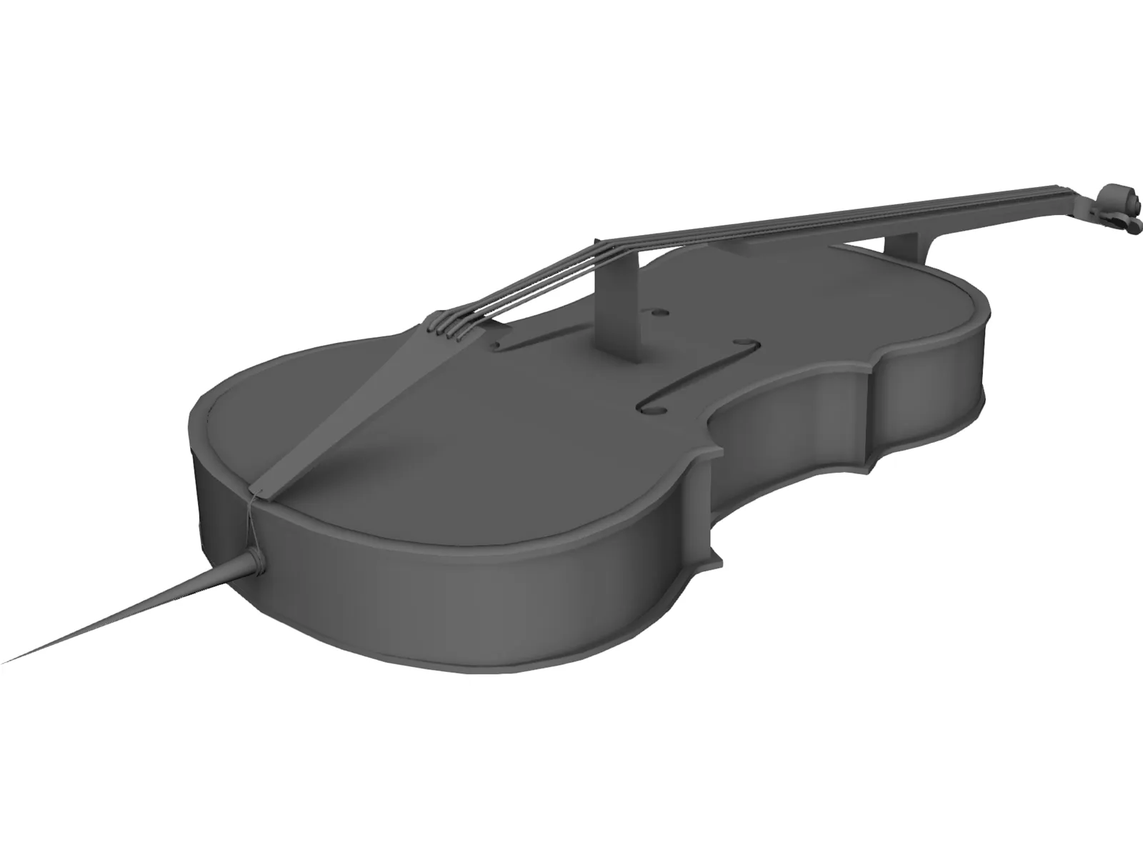 Violin 3D Model