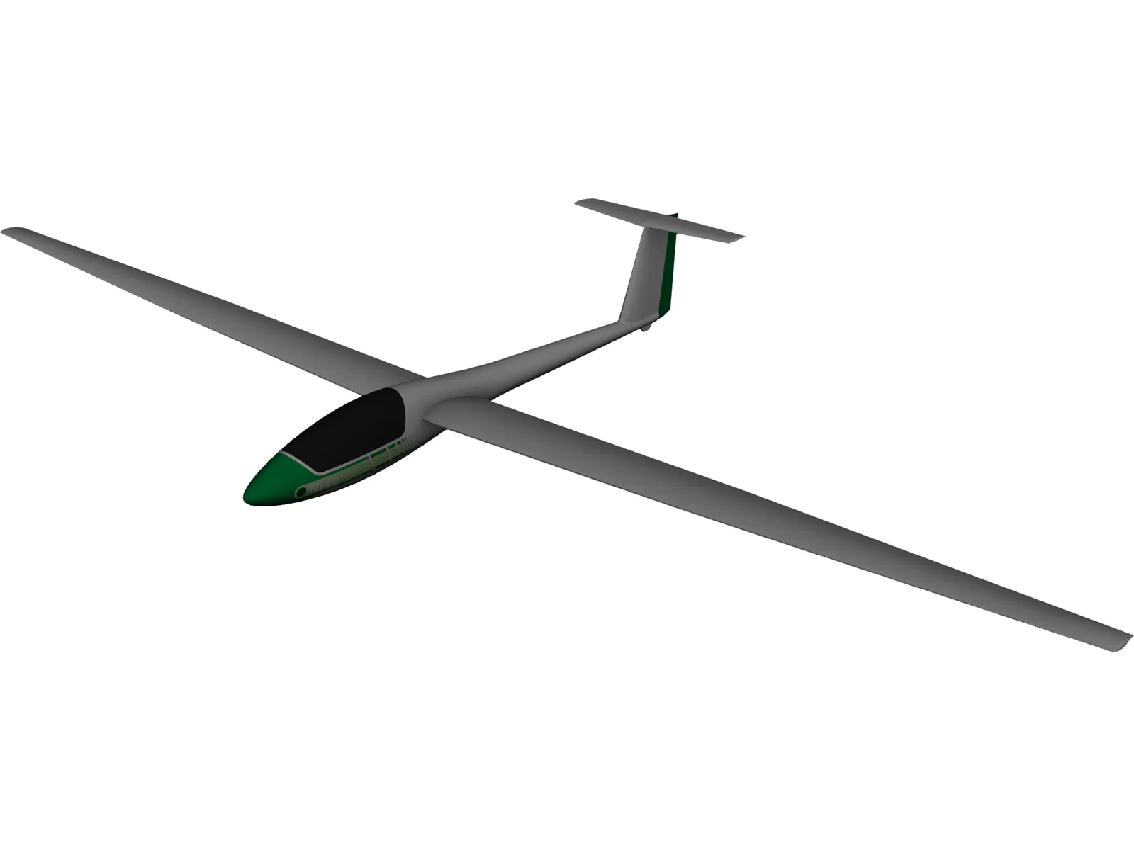 LAK-11 Nida Glider 3D Model