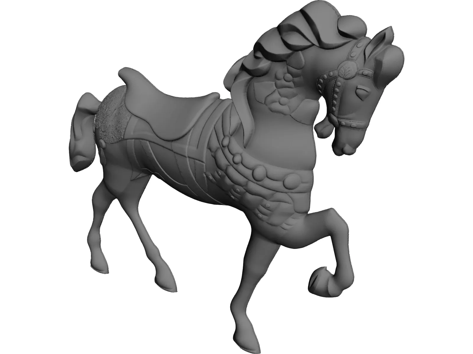 Horse Sculpture 3D Model