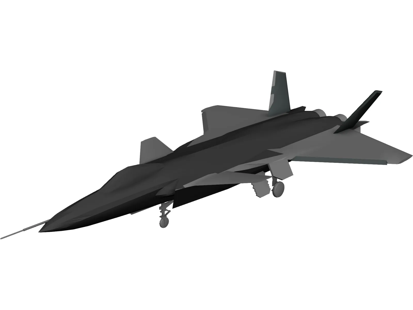 Chengdu J-20 3D Model