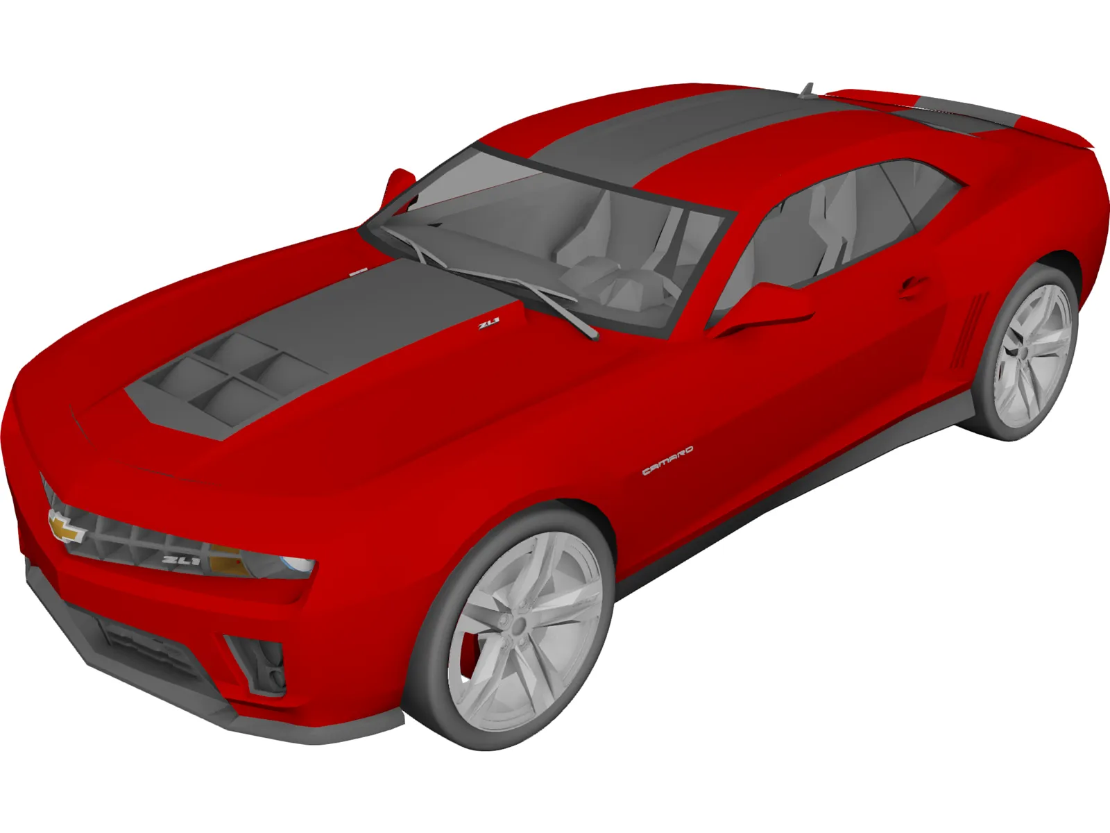 Chevrolet Camaro ZL1 (2012) 3D Model