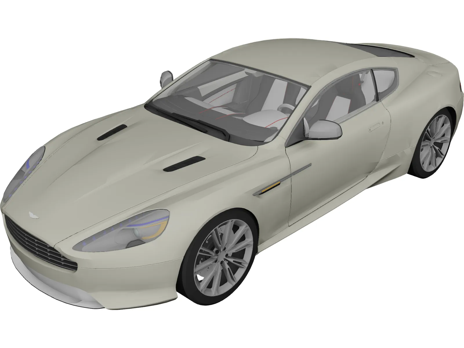 Aston Martin Virage 3D Model