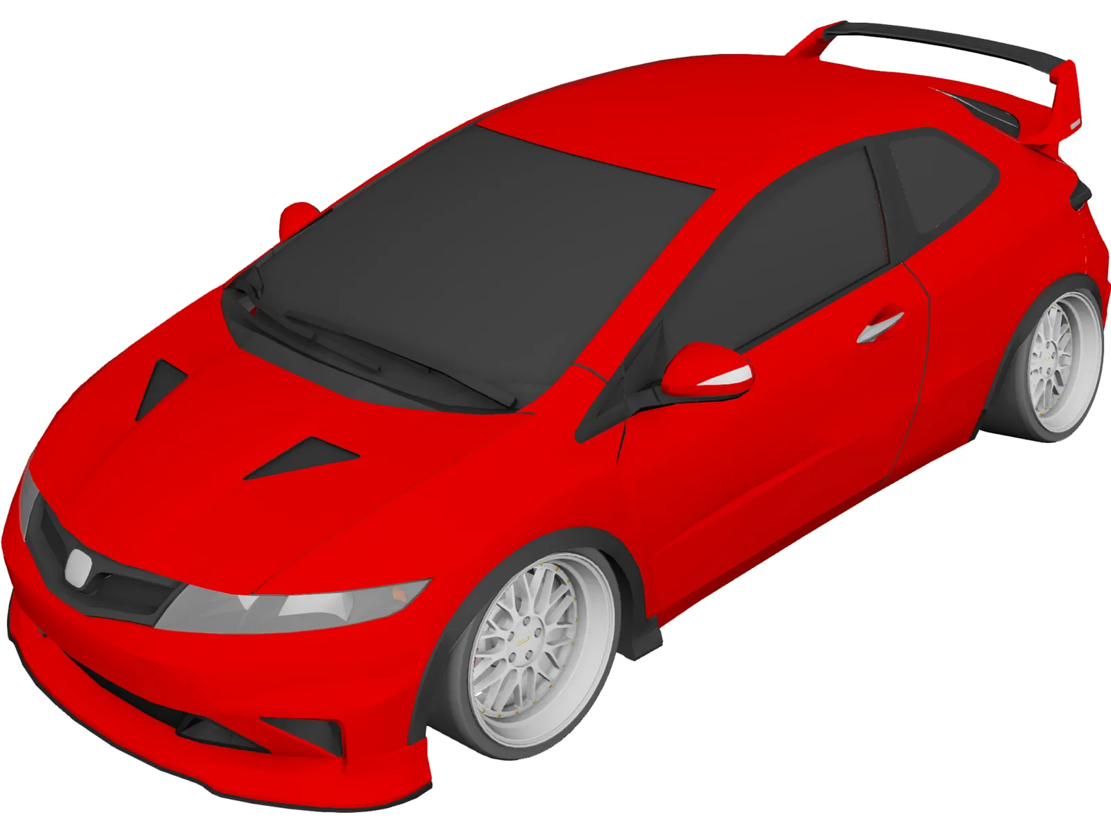 Honda Civic [Tuned] 3D Model