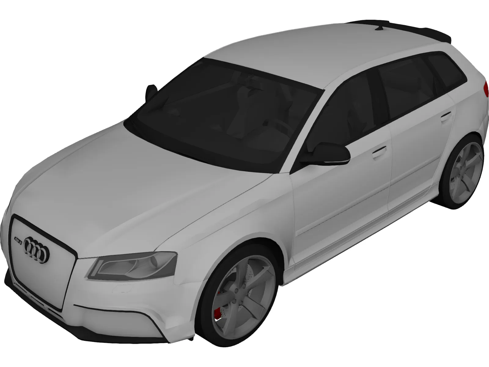 Audi RS3 8PA Sportback 3D Model