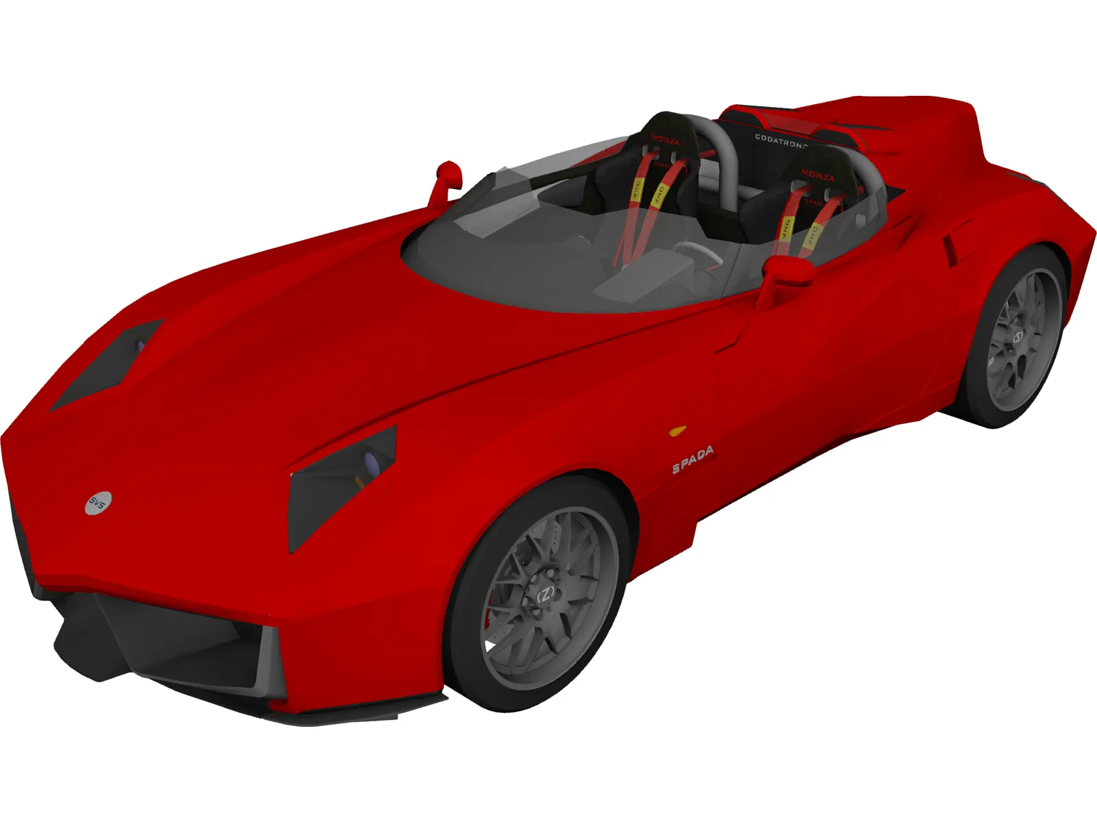 SVS Spada Codatronca Monza Racing 3D Model