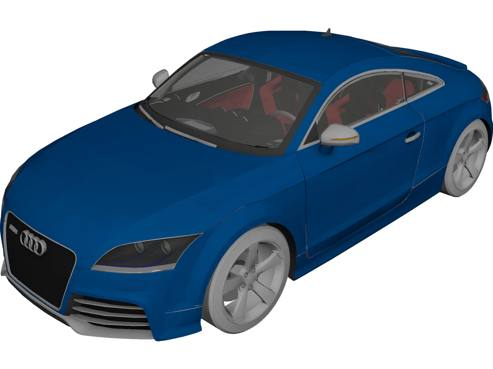 Audi TT RS 3D Model