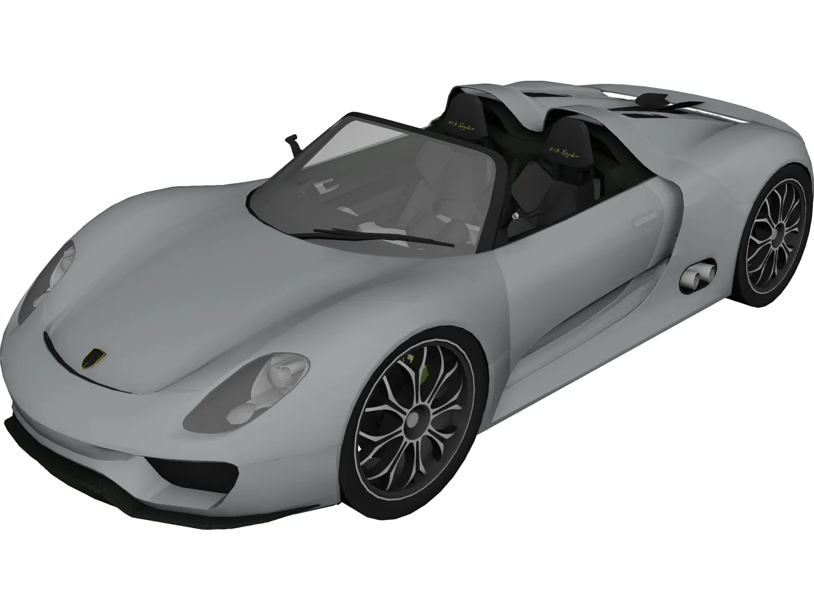 Porsche 918 Spyder Concept 3D Model