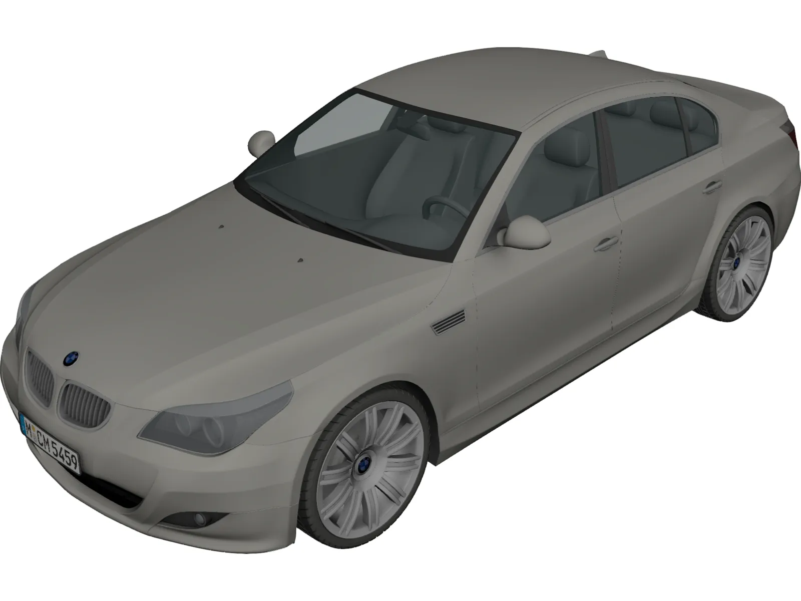 BMW 5-series E60 3D Model