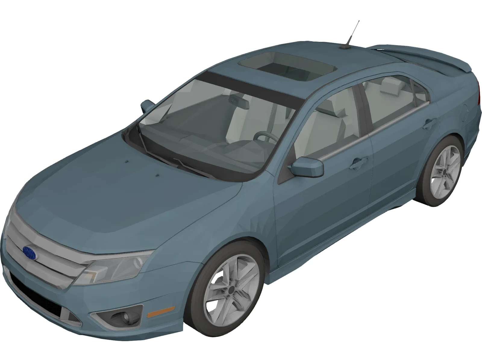 Ford Fusion Sport 3D Model