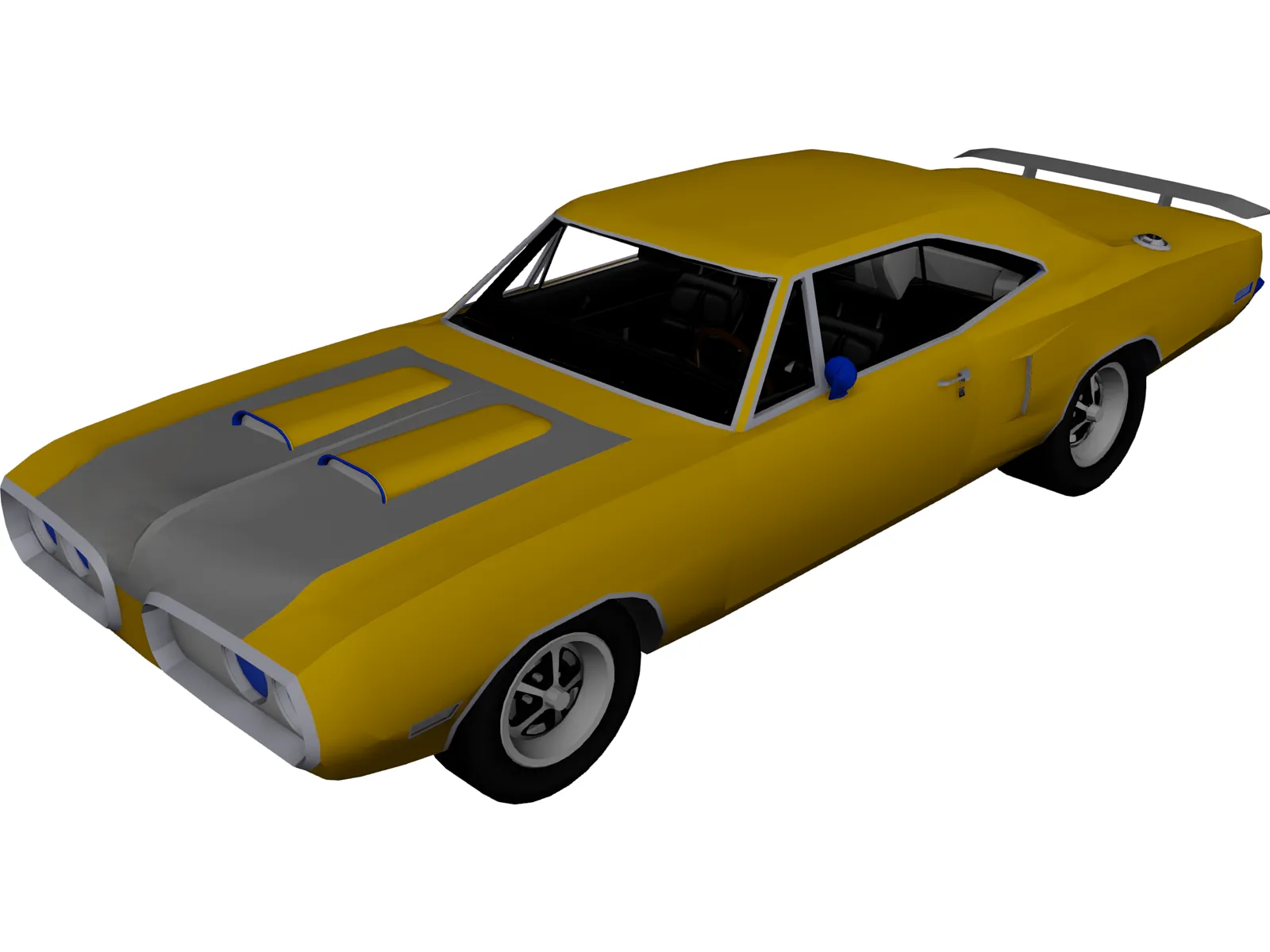 Dodge Super Bee (1970) 3D Model