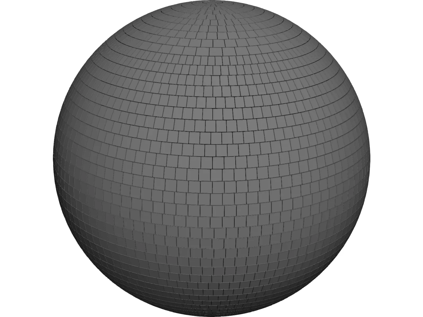 Mirror Ball 3D Model